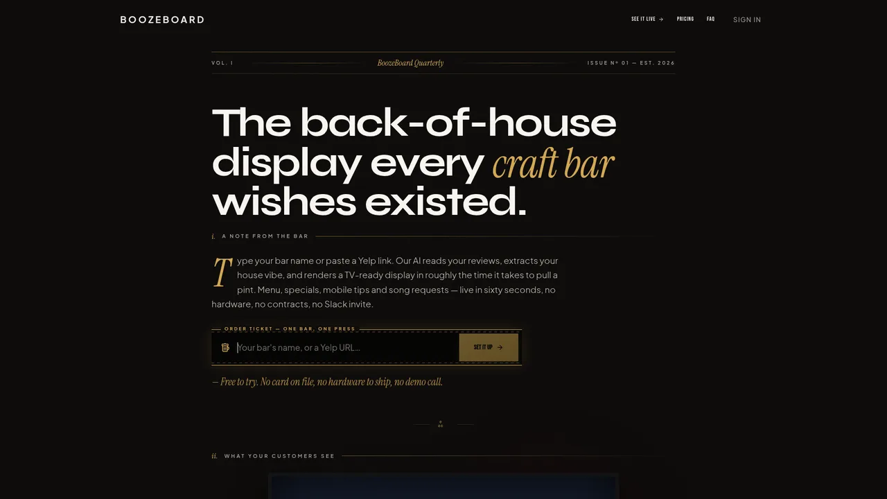 BoozeBoard screenshot 1